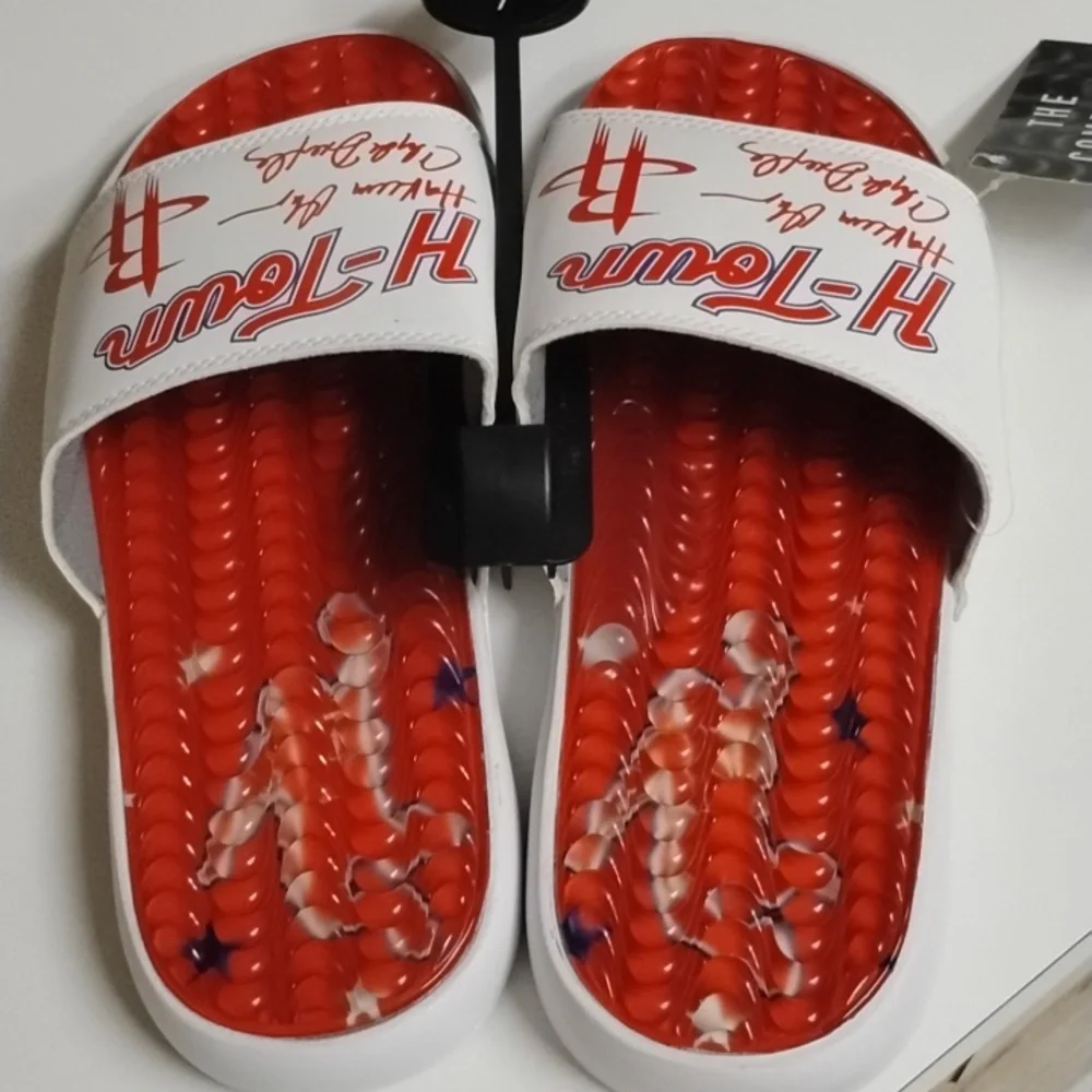Houston rockets 24 city edition slide sandals